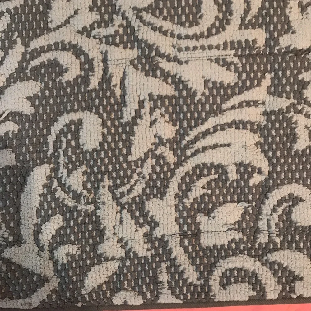Rug Memory Foam Rugs with Swirl Pattern Green Set of 2